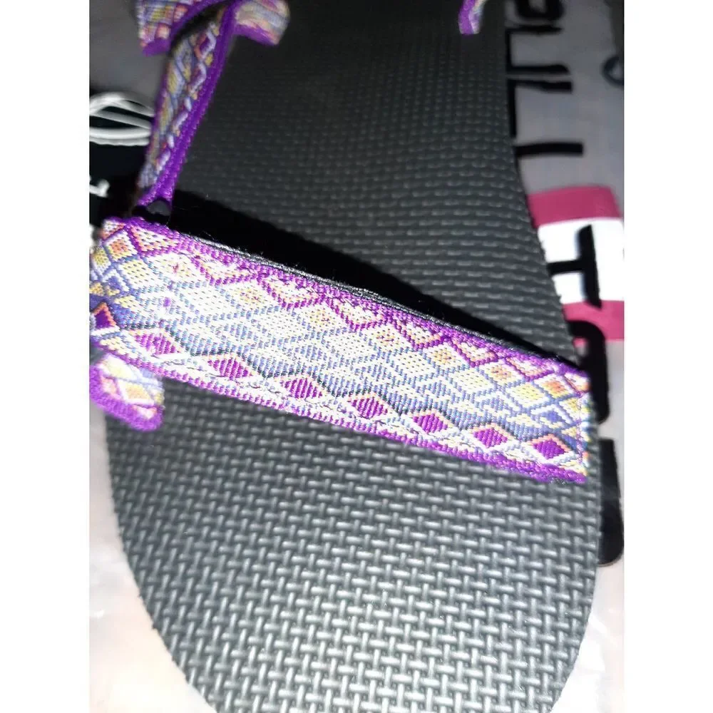 New Men's Size 5 Purple Black Pulltop Cloud Walk Jolin Summer Sandals Sh…